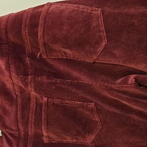 Burgundy Corduroy Pants